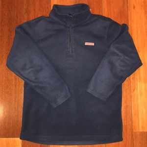 Navy Vineyard Vines Fleece 1/4 ZIP